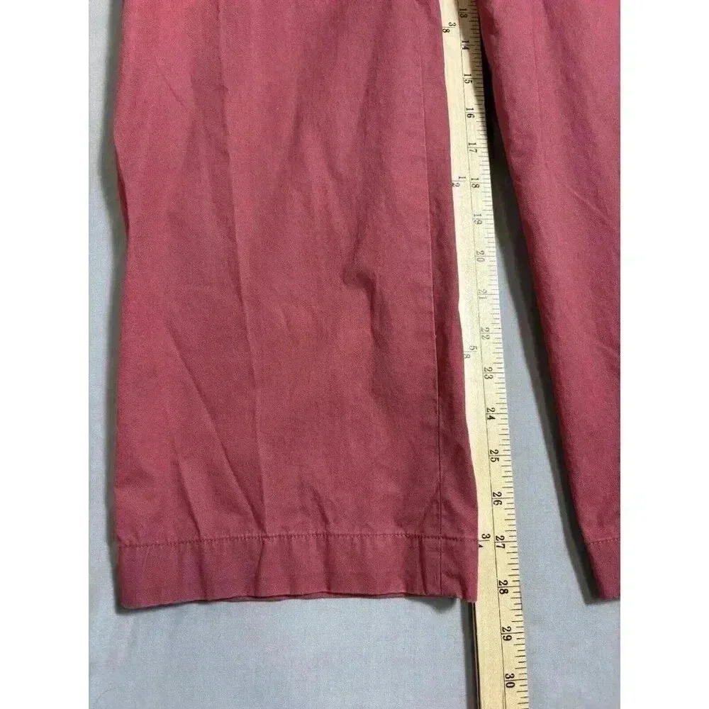 Brooks Brothers 346 Chino Pants Mens 38x28 Red Salmon Relaxed Preppy